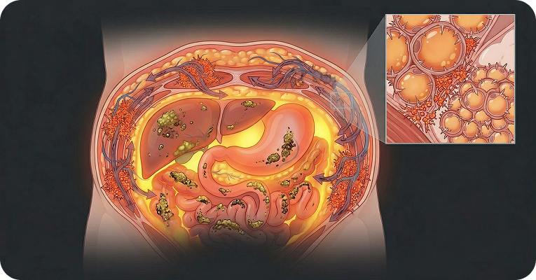염증과 독소 축적